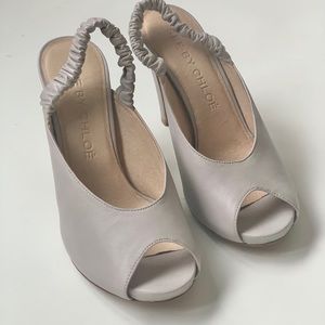 See by Chloe lilac open toe pumps sz 38